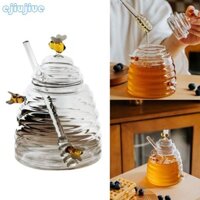 Cc Hình Tổ Ong Nhỏ Lọ Thủy Tinh Trong Suốt Mật Ong Lọ Borosilicate Khuấy Thanh Có Nắp Lọ Nhà Bếp Đồ Dùng Gia Đình