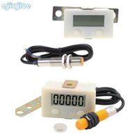 Cc LCD Kỹ Thuật Số Tally Counter 0-99999 Chữ Số Chuyển Tiếp Bảng Điều Khiển Đồng Hồ Đo 5 Chữ Số Chống Sốc Điện Tử Punch Coun