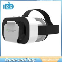 [Cc-shop] VR SHINECON BOX 5 Mini VR Kính 3D Kính thực tế ảo VR Tai nghe cho Google Cardboard Smartp Trắng