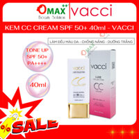 CC VACCI -KEM PHẤN NỀN THẾ HỆ MỚI CC CREAM DẠNG TUÝP - SPF50+ PA++