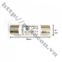 CC16 Cầu Chì Ống Sứ 2A 10x38mm
