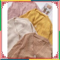 [CC2016] ÁO KHOÁC CARDIGAN LEN 1 CÚC TRẺ TRUNG ULLZANG VINTAGE NỮ