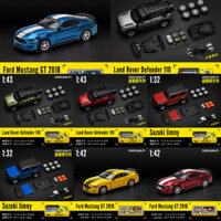 Cca 1: 42 2018 Ford Mustang GT Model Racing Hợp kim lắp ráp loạt xe thể thao Phong cách lắp ráp