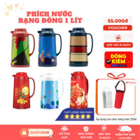 CC.Mart Phích Đựng Nước Nóng 1Lít Rạng Đông - Phích Ủ Rạng Đông Ruột Thủy Tinh An Toàn Sức Khỏe