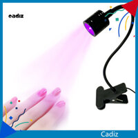 {Cd} Máy sấy móng tay Ánh sáng nhẹ nhàng Nguồn điện USB Hoạt động dễ dàng Loại kẹp 3W Loại đèn LED Dụng cụ làm móng tay