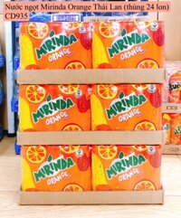 CD935- Nước ngọt Mirinda Orange thái lan thùng 24 lon