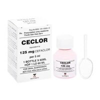 Ceclor 125mg/5ml Menarini 60ml – Cốm pha hỗn dịch uống