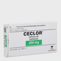 Ceclor 250mg (Hộp 1 vỉ x 12 viên)