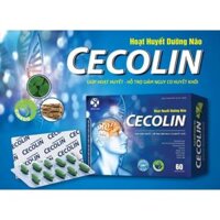 CECOLIN - Hoạt huyết dưỡng não ( Hàng chính hãng- Giá công ty- Rẻ nhất sàn) -Hộp 60 viên