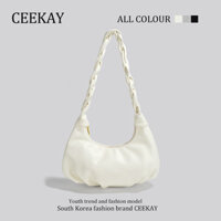 Ceekay Túi đeo chéo một vai họa tiết đám mây cao cấp