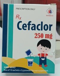 Cefaclor 250mg Domesco điều trị nhiễm khuẩn (10 gói)