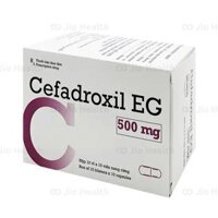 Cefadroxil EG 500mg Pyme (H/100v) – Cephalosporin thế hệ 1, điều trị nhiễm khuẩn da, hô hấp & tiết niệu an toàn