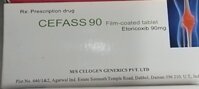 Cefass 90mg (Etoricoxib 90 mg) Celogen Ấn Độ H/30 viên