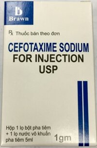 Cefotaxime 1g H/10 lọ Ấn Độ ( điều trị những bệnh khuẩn nặng và nguy kịch)