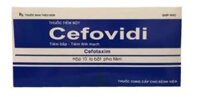 Cefovidi Cefotaxime 1g hộp 10 lọ bột pha tiêm Vidipha