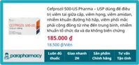Cefprozil 500-US Pharma – USP 1 vỉ x 10 viên – Điều trị nhiễm khuẩn