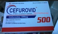 Cefurovid Cefuroxim 500mg Vidipha (H/10v)