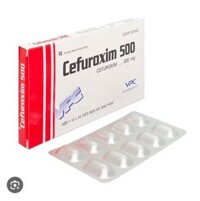 Cefuroxim 500 Cửu Long – Điều trị nhiễm khuẩn (hộp 10 viên)