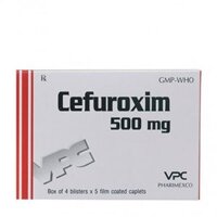 Cefuroxim 500mg (4 vỉ x 5 viên)