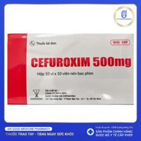CEFUROXIM 500mg COPHAVINA – điều trị nhiễm khuẩn (10 viên x 10 vĩ)