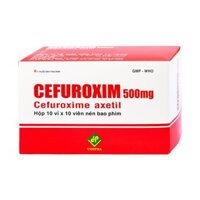 Cefuroxim 500mg H/10 vỉ x 10 Vidipha