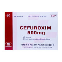 Cefuroxim 500mg Mebiphar 2 vỉ x 5 viên – Điều trị nhiễm khuẩn Gram âm