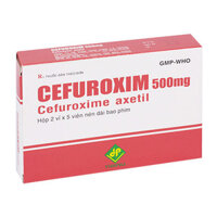 Cefuroxim 500mg Vidipha 2 vỉ x 5 viên – Điều trị nhiễm khuẩn nhẹ và vừa