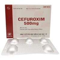 CEFUROXIM 500mg_MEBIPHAR_Cefuroxim 500mg_Hộp/10V/16_Điều trị các nhiễm khuẩn thể nhẹ đến vừa