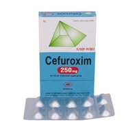 CEFUROXIM 250mg_MEBIPHAR_Cefuroxim 250mg_Hộp/10V/16_Điều trị các nhiễm khuẩn thể nhẹ đến vừa