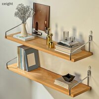 [Ceight] Kệ trưng bày treo tường bằng gỗ cường độ cao Phòng khách Mô hình hình học tập, Sách, Cây trồng trong chậu, Kệ hương liệu VN