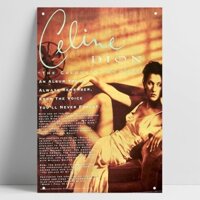 Celine Dion Poster Thiếc Tranh Tín Hiệu Kim Loại Dấu Hiệu Trang Trí Tường