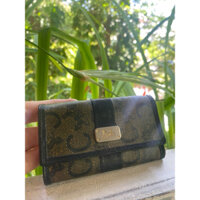 CE•LINE - Ví móc khoá si hiệu xịn chất da canvas monogram - secondhand