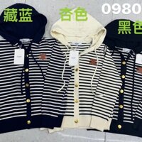 Celine2563 Dệt Kim Phong Cách Mới Áo Khoác Nữ Dài Tay Thời Trang