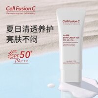 Cell Fusion C kem chống nắng Mỏng nhẹ Dưỡng ẩm Sun Defense Tinted Moisturizer Toning Sunscreen & Laser Sunscreen SPF 50+ PA +++ 35ml