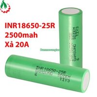 Cell pin 18650 Samsung INR 25RM - 2500mah (Xả 20a)