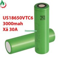 Cell pin 18650 Sony VTC6 3000mah-30A (Li-ion 3.7V)
