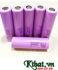 Cell pin box sạc dự phòng Samsung ICR18650-26JM; Pin sạc lithium 3.7v Samsung ICR18650-26JM (2600mAh) Dischagre 5.2A