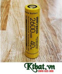 Cell pin Laptop _Pin sạc 3.7v Lithium Nitecore IMR18650 2600mAh (dòng xả 40A, Nội trở 9.62Wh)