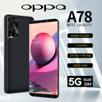Cellphone《Brand New》 OPPQ A78 Ultra 5G 7.5-inch 16G+512G Smart phone GPS Ai Camera HD one year warranty