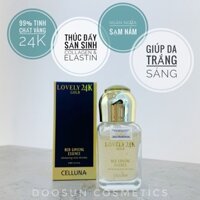 celluna lovely 24k gold red ginseng  essence - tinh chất vàng 24k hồng sâm