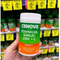 Cenovis Echinacea, Garlic, Zinc & C - Contains Vitamin C - 125 Tablets Value Pack Exclusive