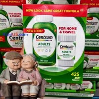 Centrum Adults 425 viên - TPCN bổ sung MultiVitamin/khoáng chất cho người lớn tốt nhất của Mỹ