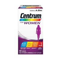 Centrum For Women 60 viên – Bổ sung vitamin và khoáng chất cho nữ giới