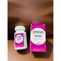 Centrum for Women - Viên uống bổ sung Vitamin Tổng Hợp Cho Nữ Lọ 90 Viên