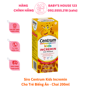 Centrum Kids, Siro cho trẻ biếng ăn, 200ml