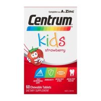 Centrum Kids Strawberry 60 viên – Vitamin tổng hợp cho trẻ