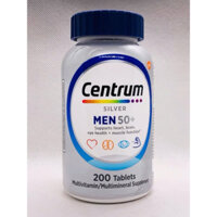 CENTRUM SILVER MULTIVITAMIN FOR MEN 50+ 200 VIÊN 💊