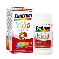 Centrum Viên Vitamin Tổng Hợp Cho Bé Kids Strawberry 60 Viên