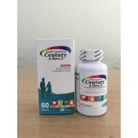 CENTURY A THRU Z ADULTS EARTH’S CREATION - VIÊN UỐNG BỔ SUNG VITAMIN KHOÁNG CHẤT Lọ 60 viên