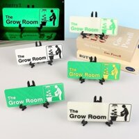 [Cer] Biển hiệu phòng trồng trọt In 3D Đồ dùng phòng phát triển sáng tạo Phát sáng trong bóng tối Acrylic Sign Trang trí tường cho gia đình / quầy Bar có giá đỡ mảng bám [VN]